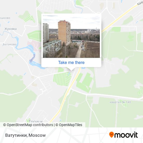 Ватутинки map