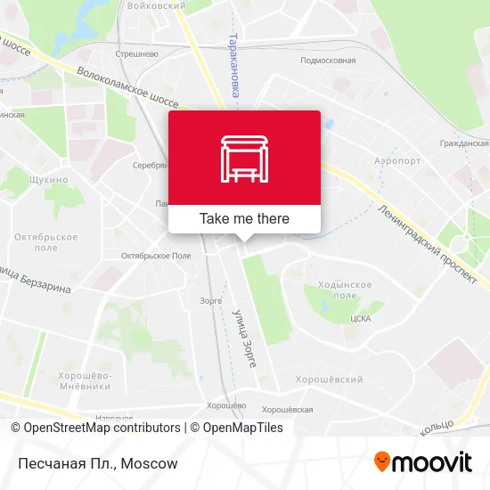 Песчаная Пл. map