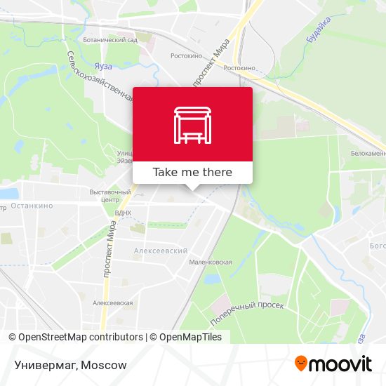 Универмаг map