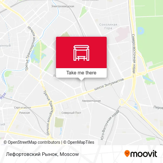 Лефортовский Рынок map