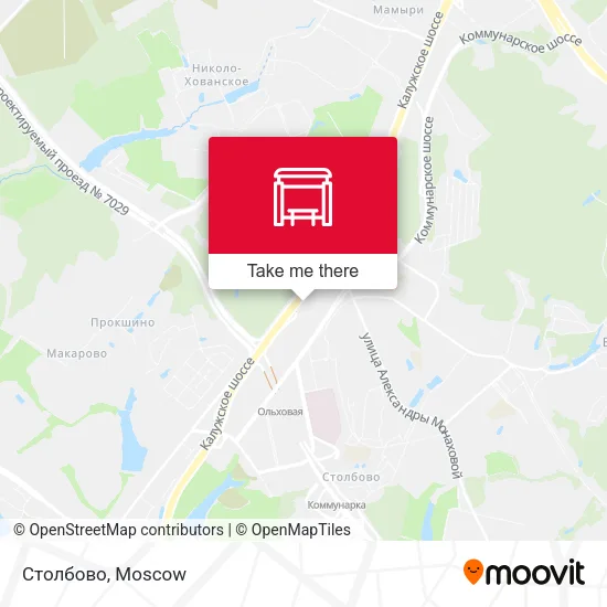 Столбово map