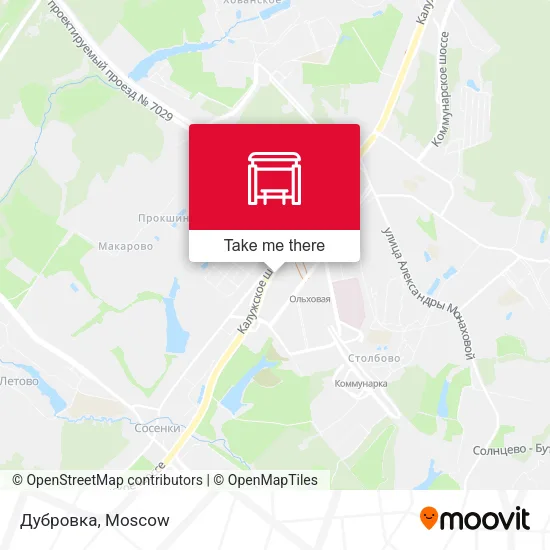 Дубровка map