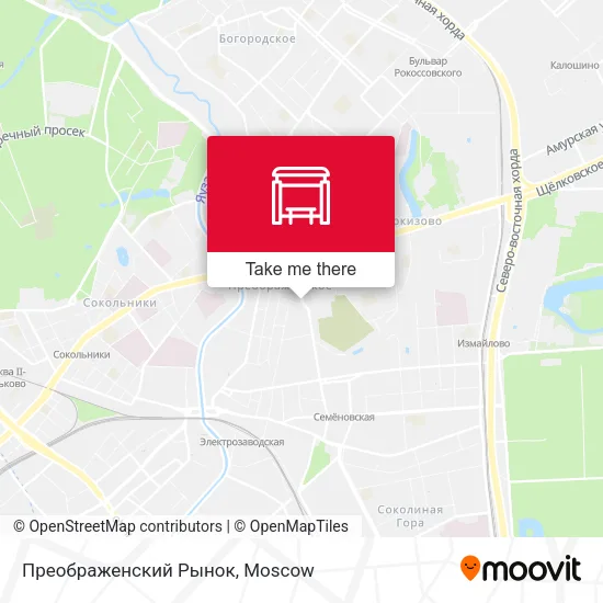Преображенский Рынок map