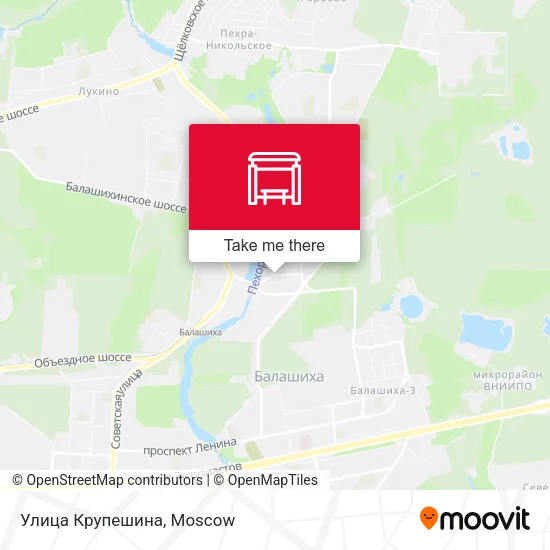 Улица Крупешина map