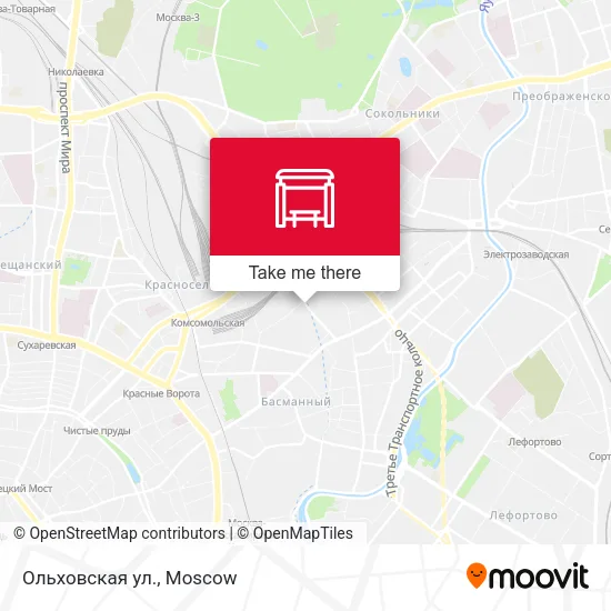 Ольховская ул. map
