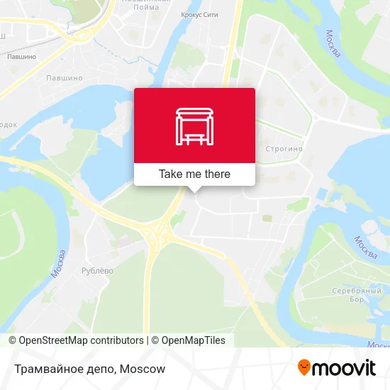 Трамвайное депо map