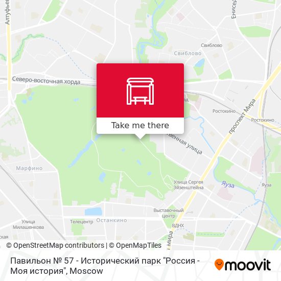 Павильон № 57 - Исторический парк "Россия - Моя история" map