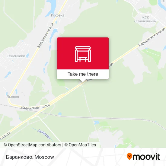 Баранково map