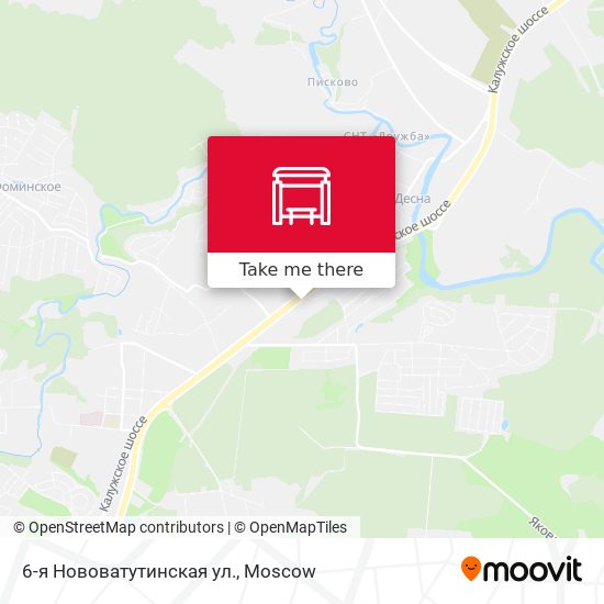 6-я Нововатутинская ул. map