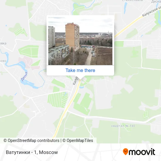 Ватутинки - 1 map