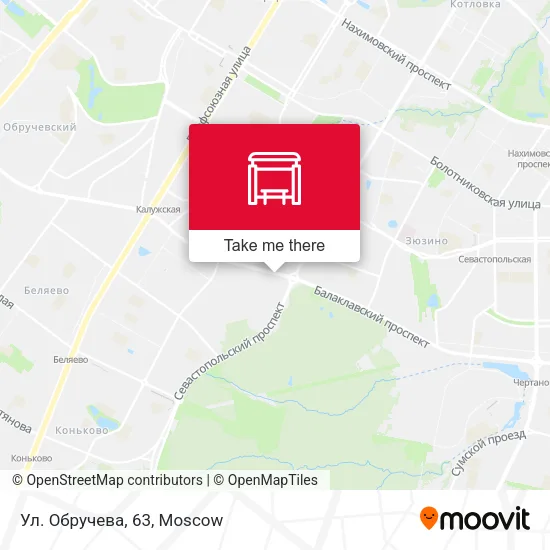 Ул. Обручева, 63 map
