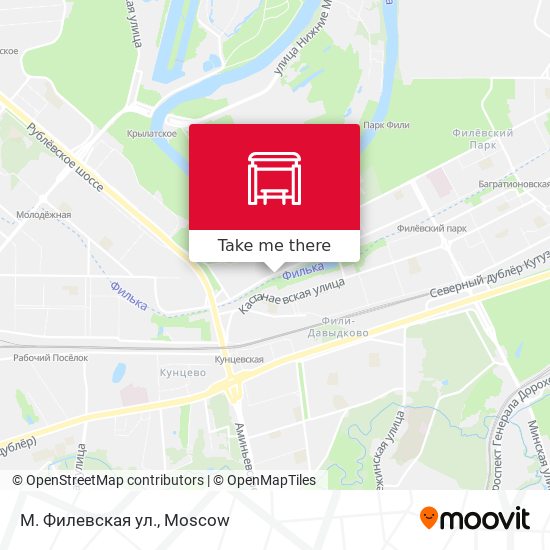 М. Филевская ул. map