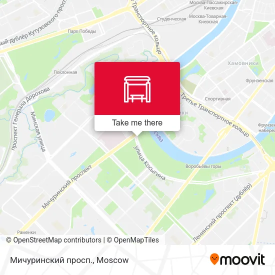 Мичуринский просп. map