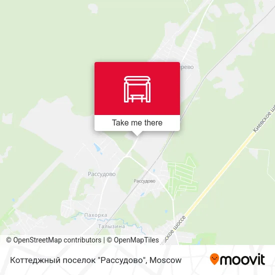 Коттеджный поселок "Рассудово" map