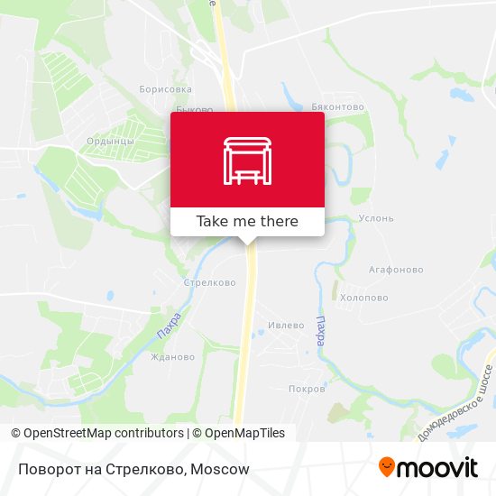 Поворот на Стрелково map