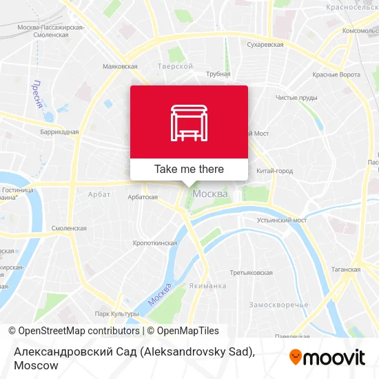 Александровский Сад (Aleksandrovsky Sad) map