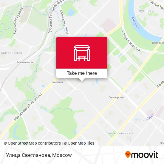 Улица Светланова map