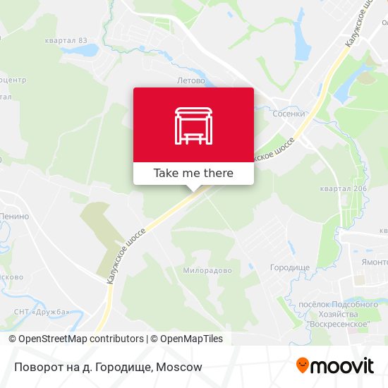 Поворот на д. Городище map