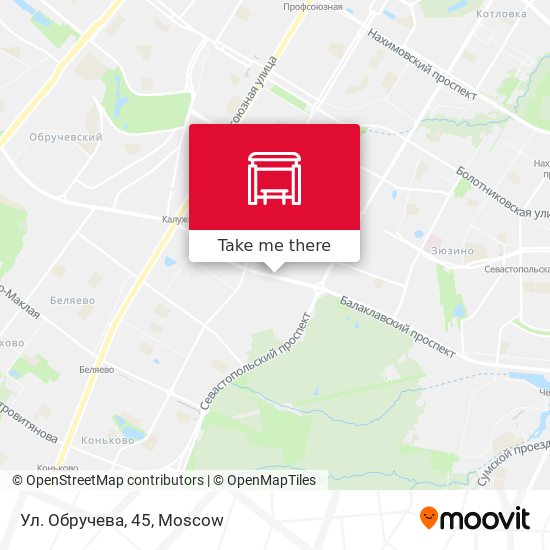 Ул. Обручева, 45 map