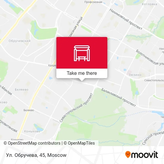 Ул. Обручева, 45 map