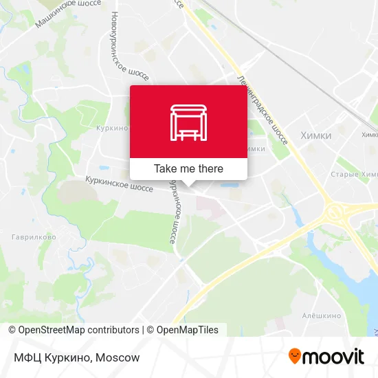 МФЦ Куркино map