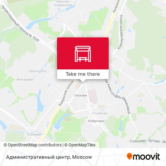 Административный центр map