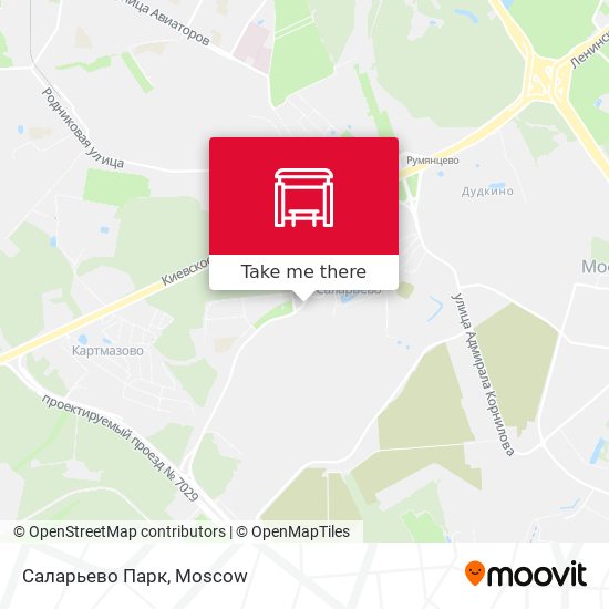 Саларьево Парк map