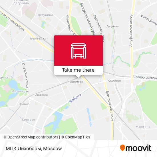 МЦК Лихоборы map