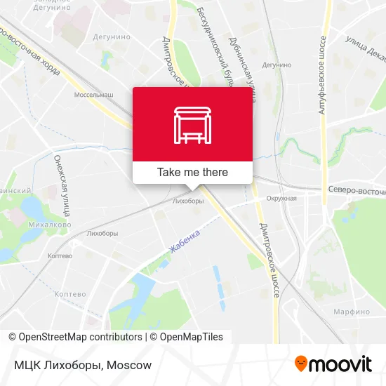 МЦК Лихоборы map