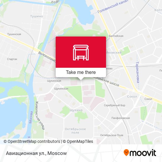 Авиационная ул. map