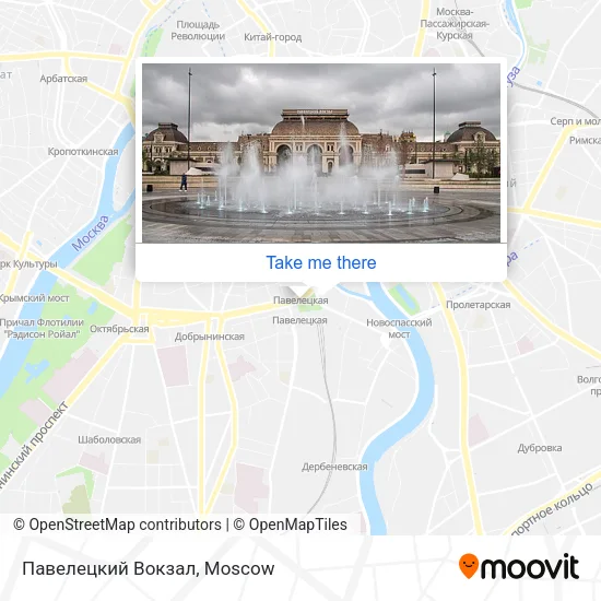 Павелецкий Вокзал map