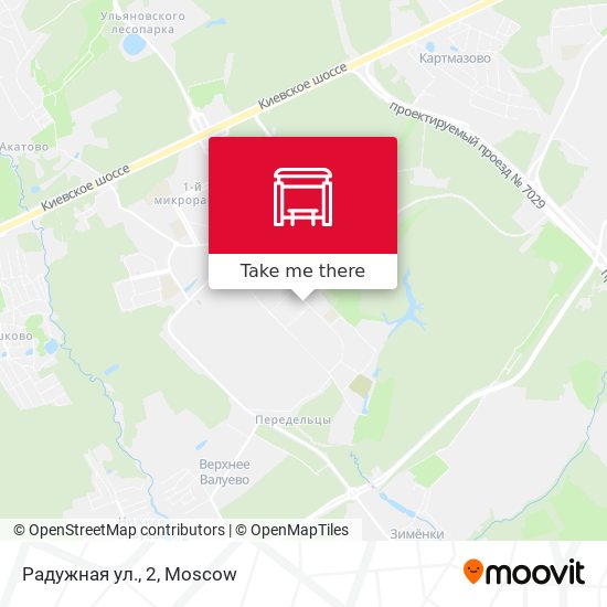 Радужная ул., 2 map