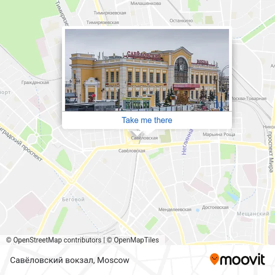 Савёловский вокзал map