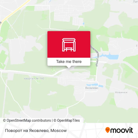 Поворот на Яковлево map