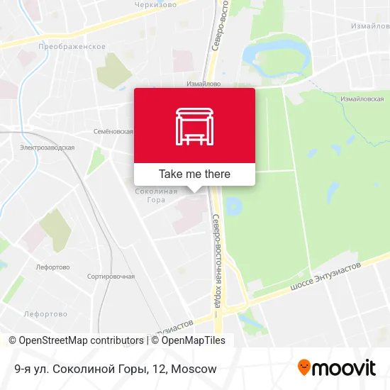 9-я ул. Соколиной Горы, 12 map