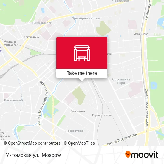 Ухтомская ул. map