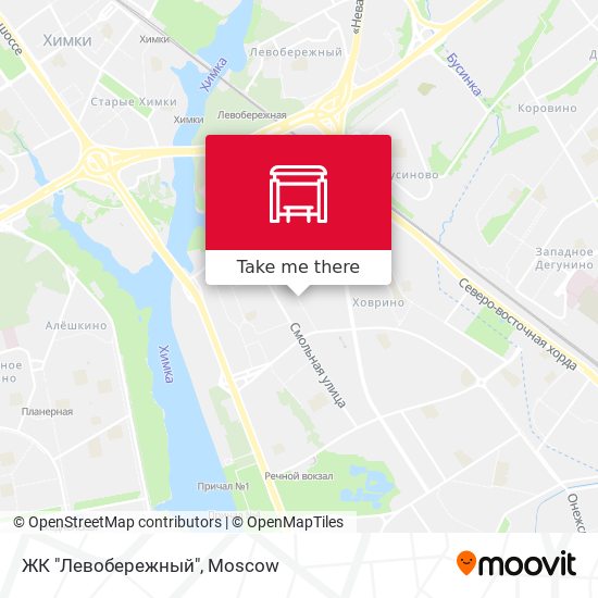 ЖК "Левобережный" map