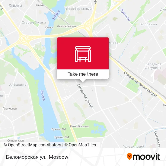 Беломорская ул. map