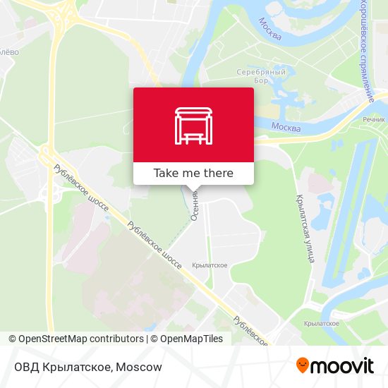ОВД Крылатское map