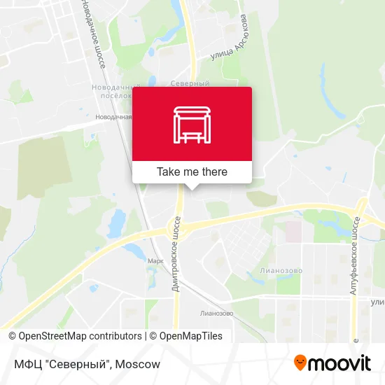 МФЦ "Северный" map
