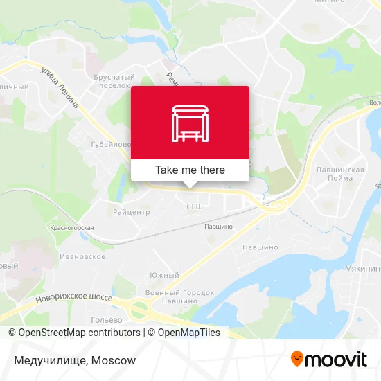 Медучилище map