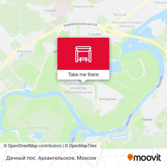 Дачный пос. Архангельское map