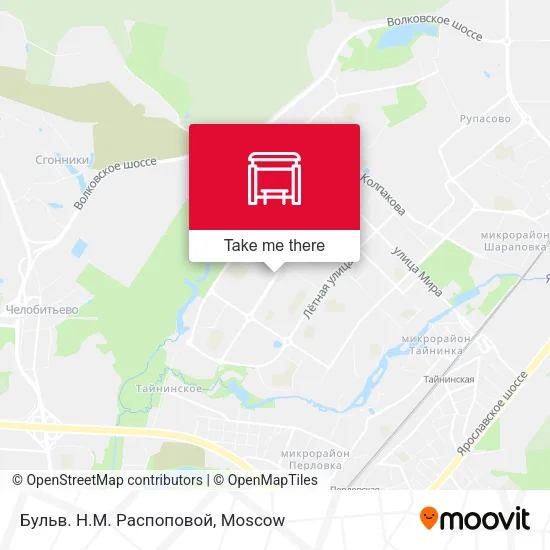 Бульв. Н.М. Распоповой map