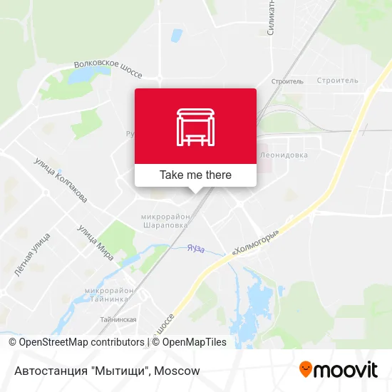 Автостанция "Мытищи" map