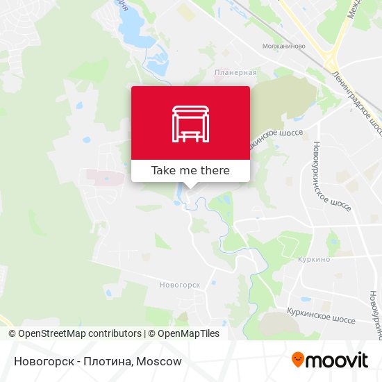 Новогорск - Плотина map