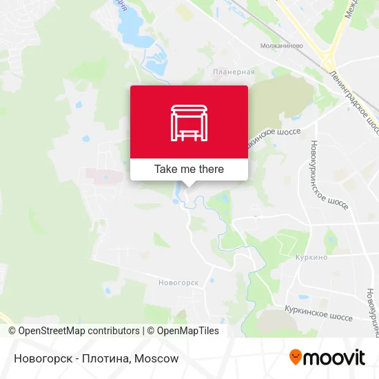 Новогорск - Плотина map