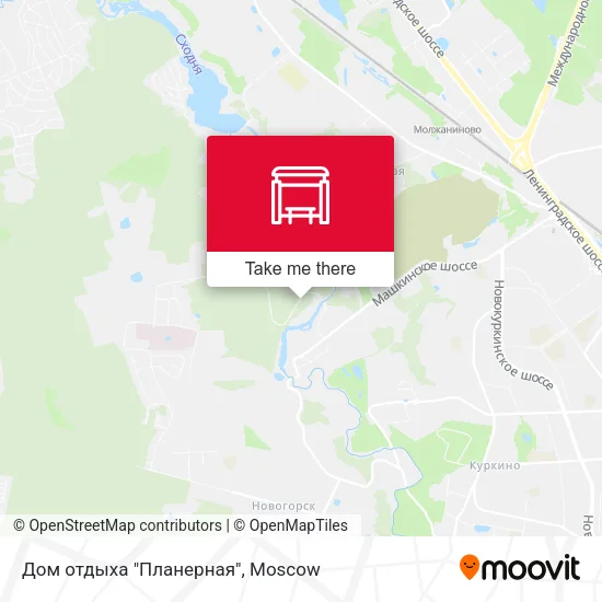 Дом отдыха "Планерная" map