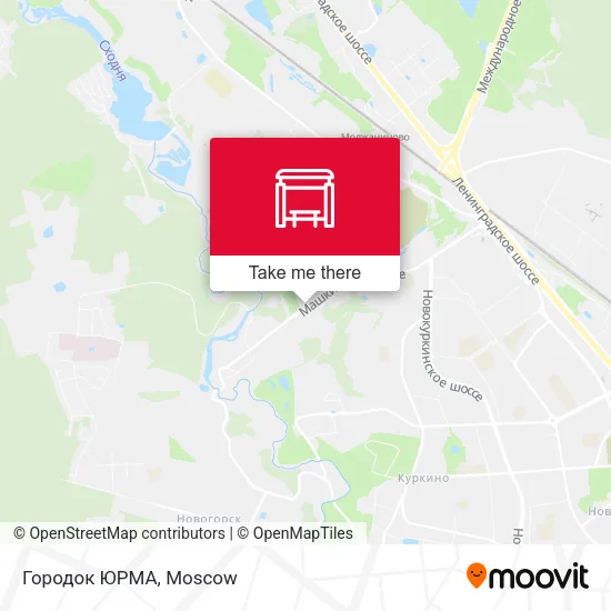 Городок ЮРМА map
