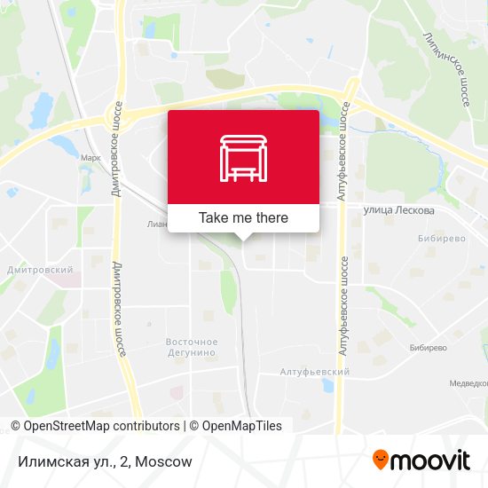 Илимская ул., 2 map