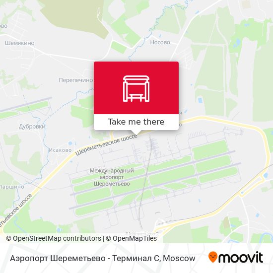 Аэропорт Шереметьево - Терминал С map